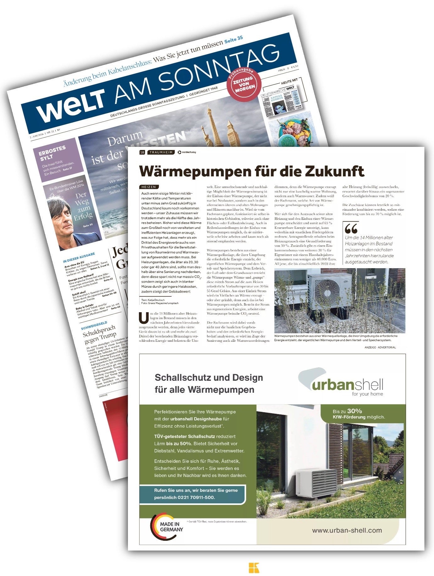 WELT AM SONNTAG, Samstag 01. Juni 2024